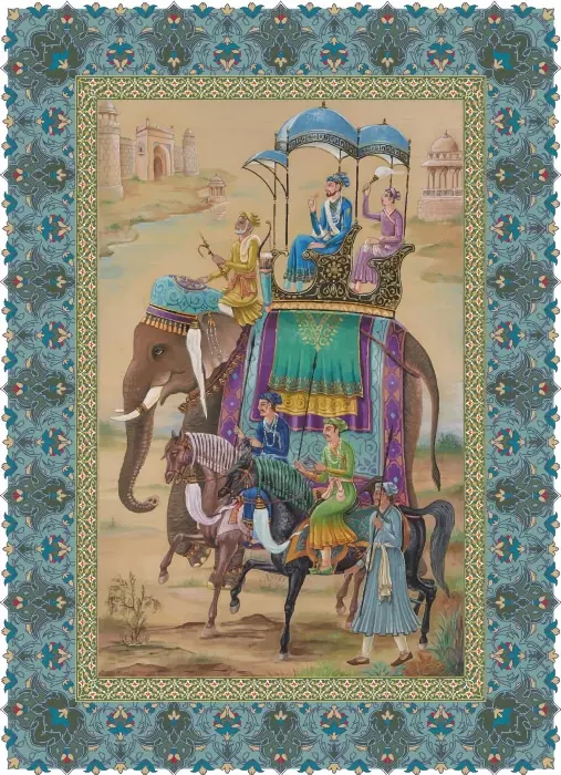 وکتور طراحی سبک هندی شماره ده