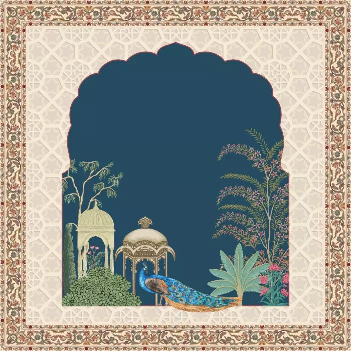 وکتور طراحی سبک هندی شماره هفت