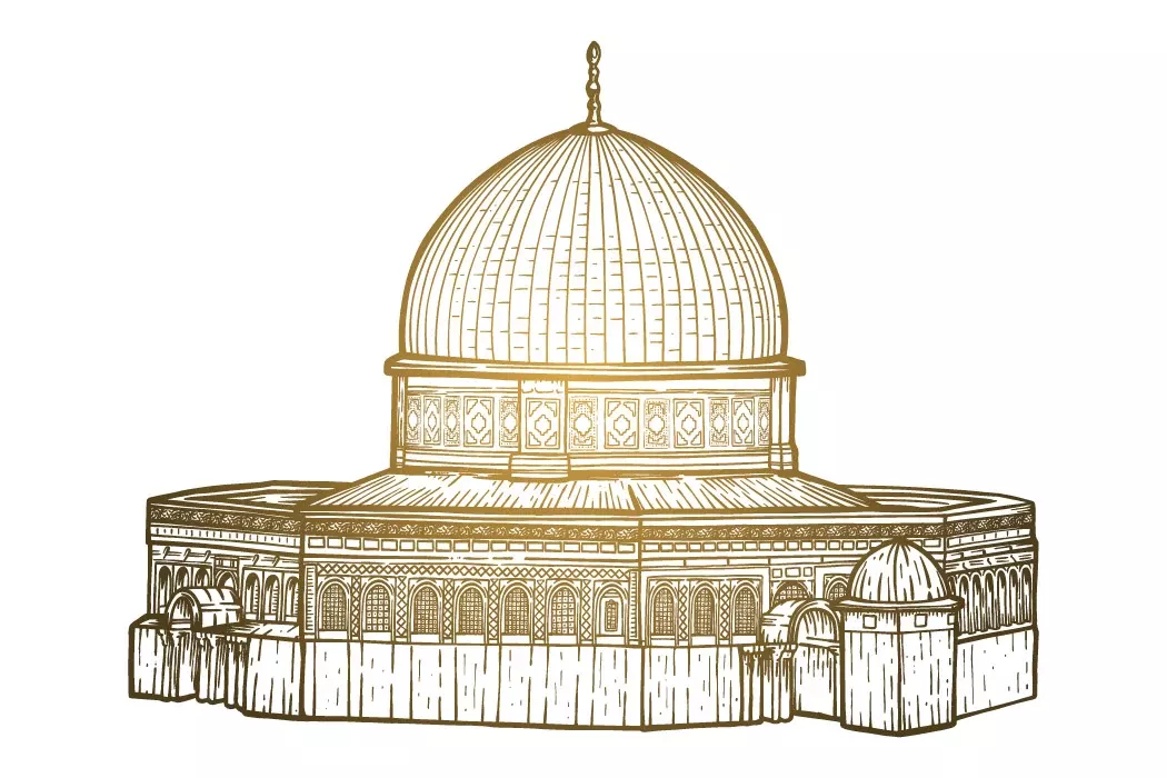 وکتور طراحی مسجد قدس