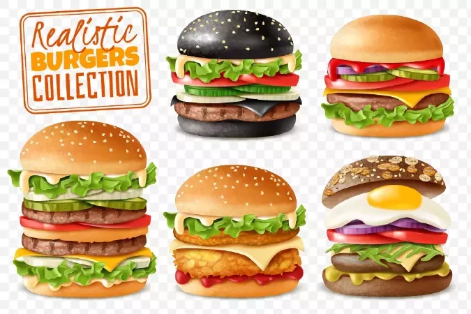 وکتور همبرگر