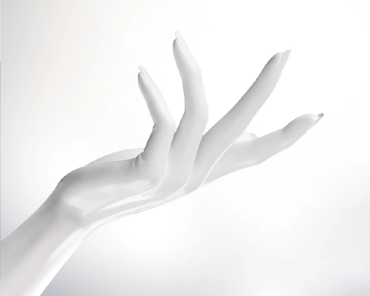 وکتور طراحی سه بعدی تبلیغاتی دست انسان