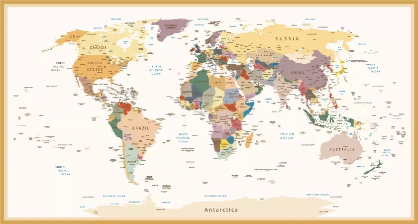 وکتور نقشه جهان