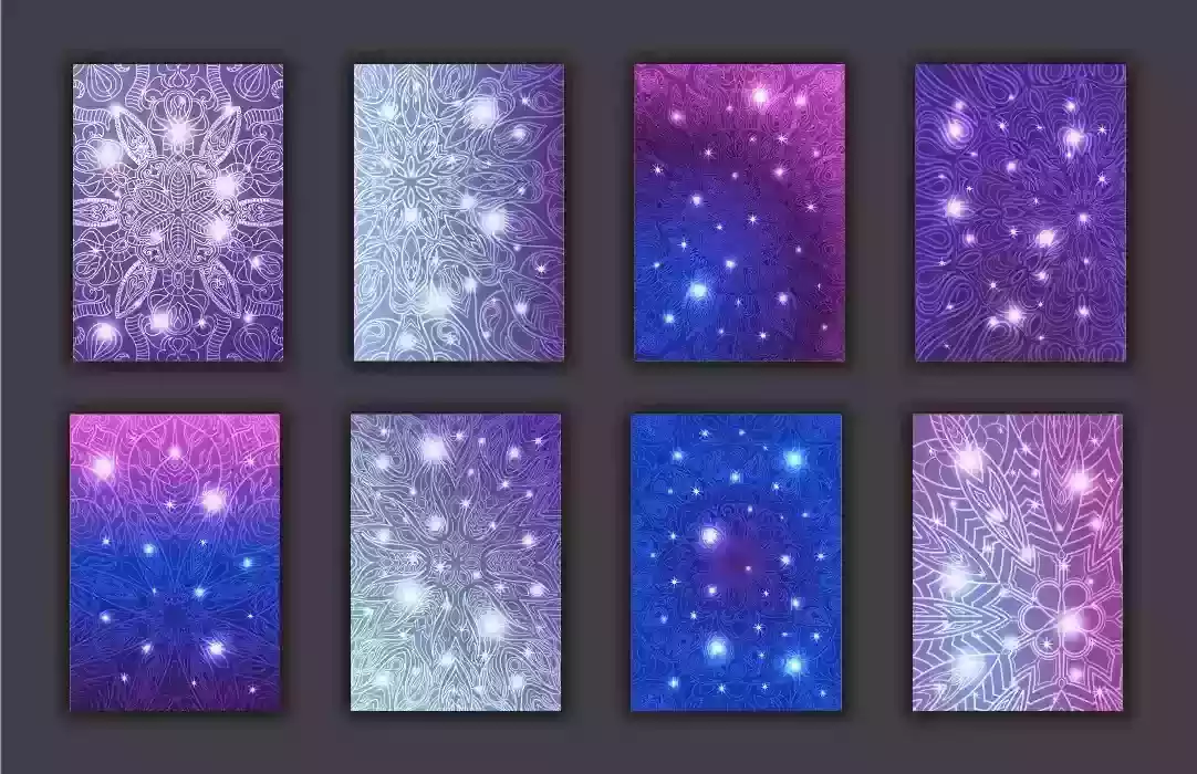 وکتور پس زمینه درخشان