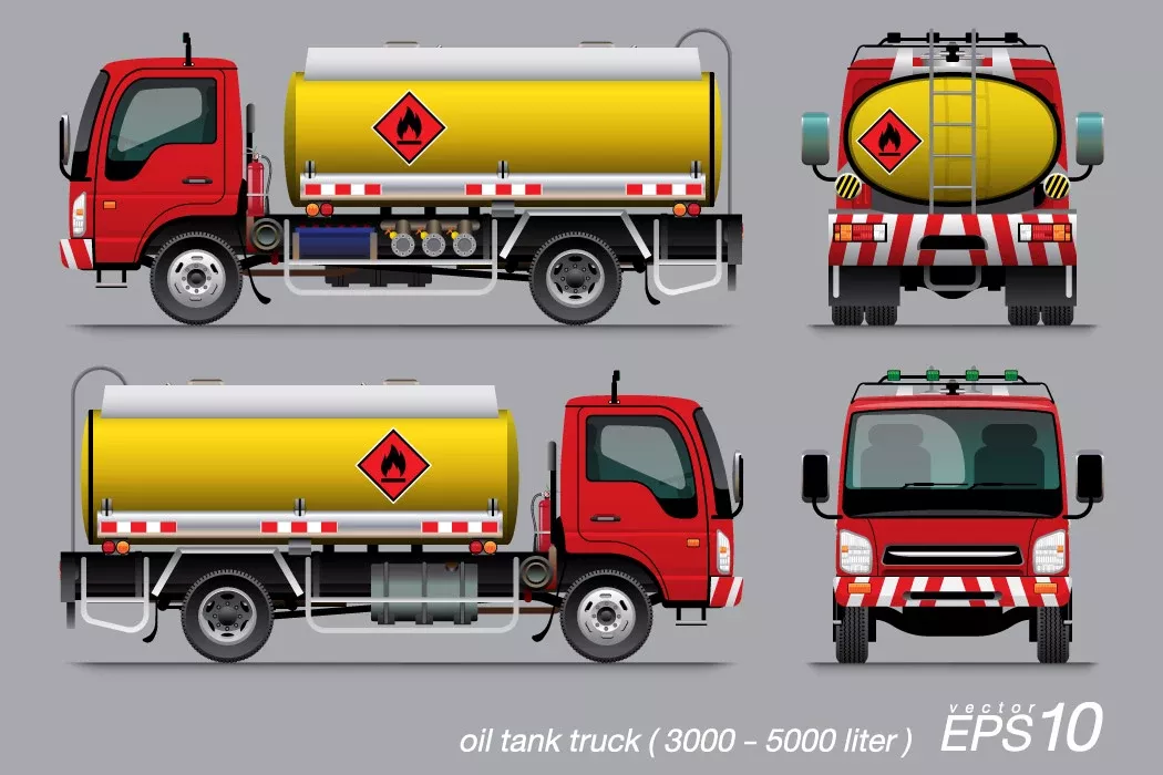 وکتور تانکر سوخت و مایعات