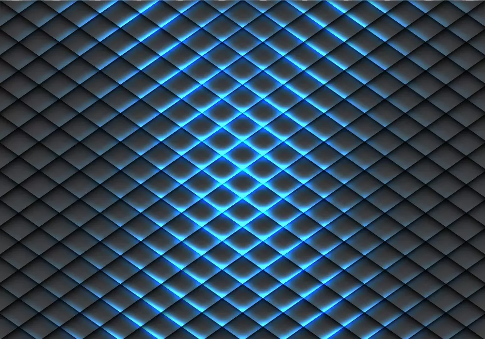 وکتور بکگراند هندسی با پرتو نور آبی
