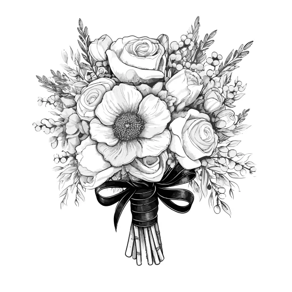 وکتور دسته گل شماره دو