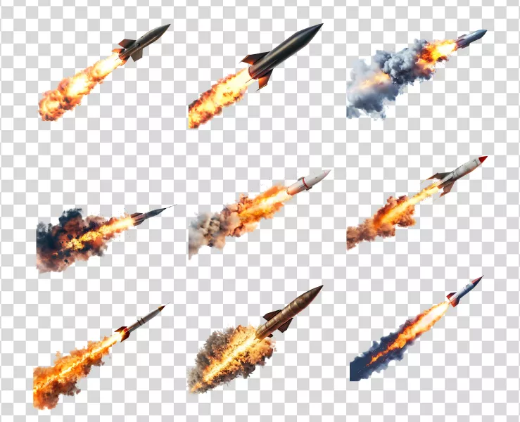 موکاپ موشک و راکت شماره سه