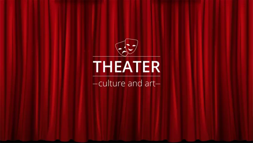 دانلود وکتور سالن نمایش و پرده اجرا