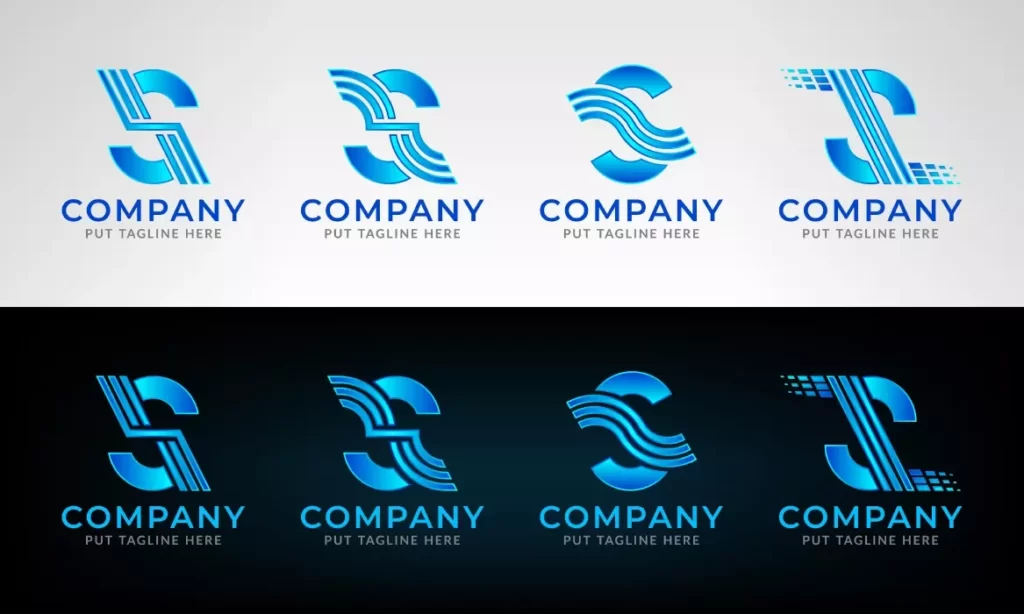 دانلود وکتور مجموعه لوگو حرف انگلیسی S