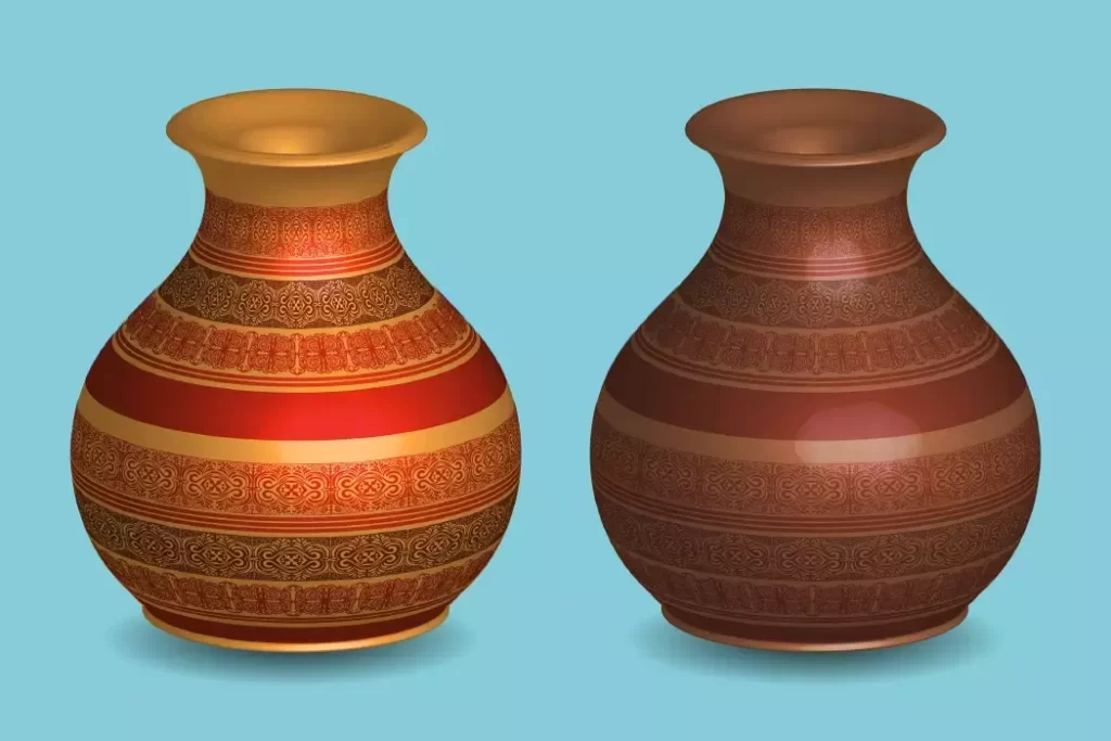 دانلود وکتور کوزه و گلدان قدیمی