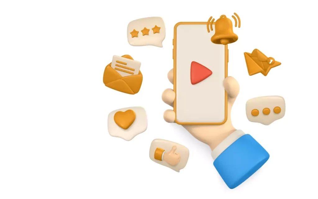 دانلود وکتور طراحی سه بعدی شبکه اجتماعی و فضای مجازی