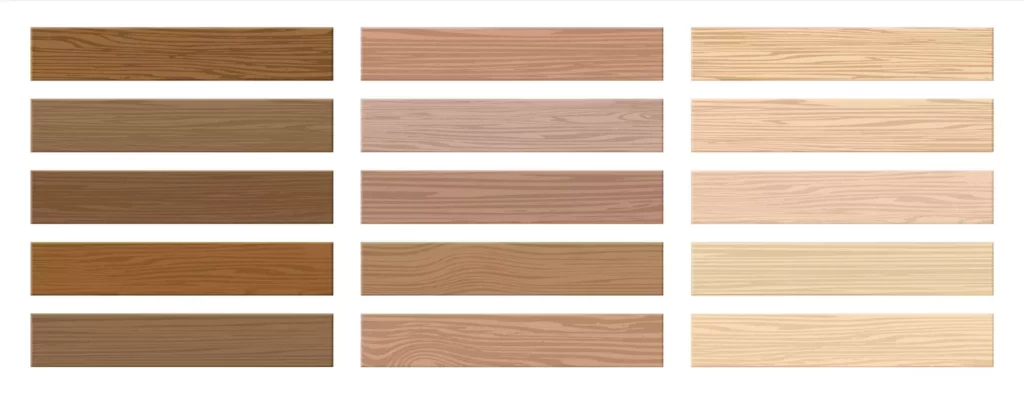 دانلود وکتور مجموعه الوار و تخته چوب واقع بینانه