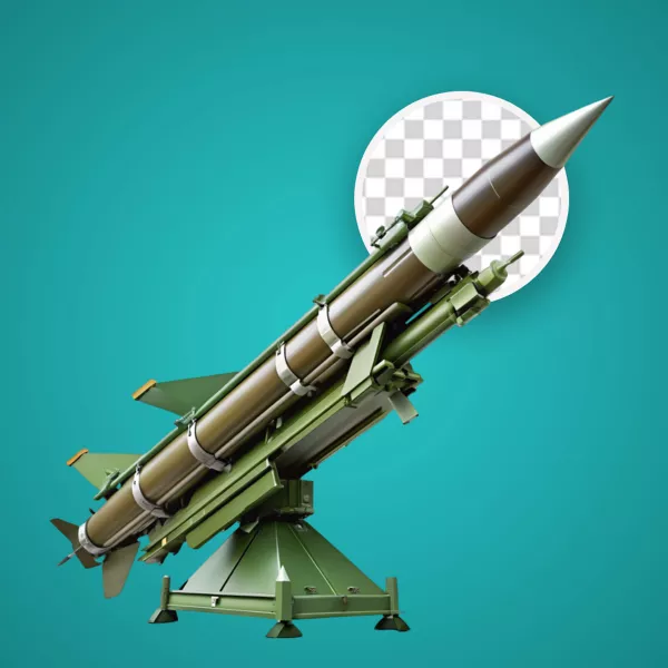 موکاپ موشک و راکت شماره پنج