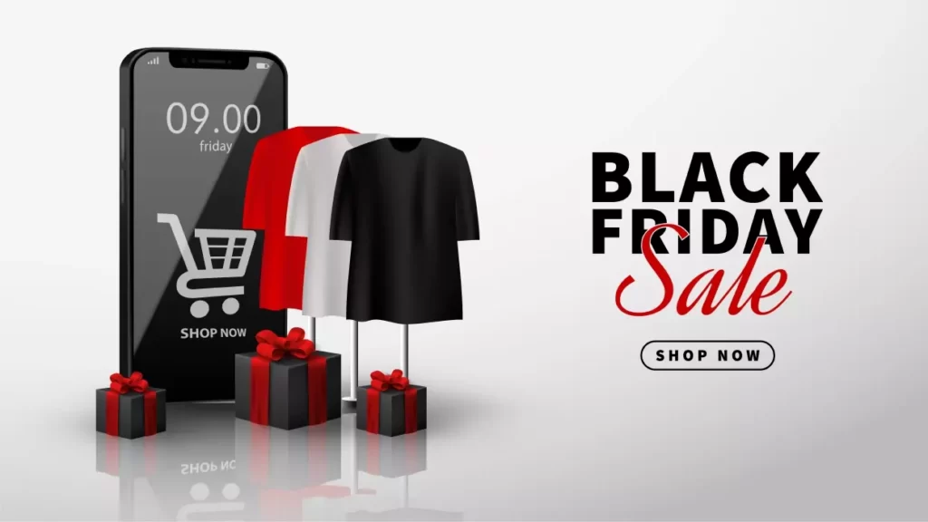 وکتور پس زمینه جمعه سیاه سه بعدی