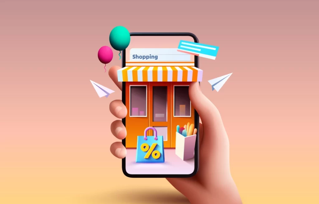 وکتور فروشگاه آنلاین