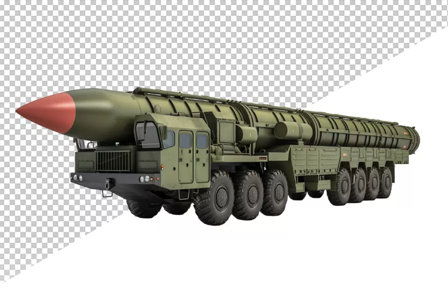 موکاپ واقع بینانه موشک و بمب