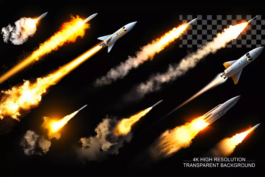 موکاپ موشک و راکت شماره پنج