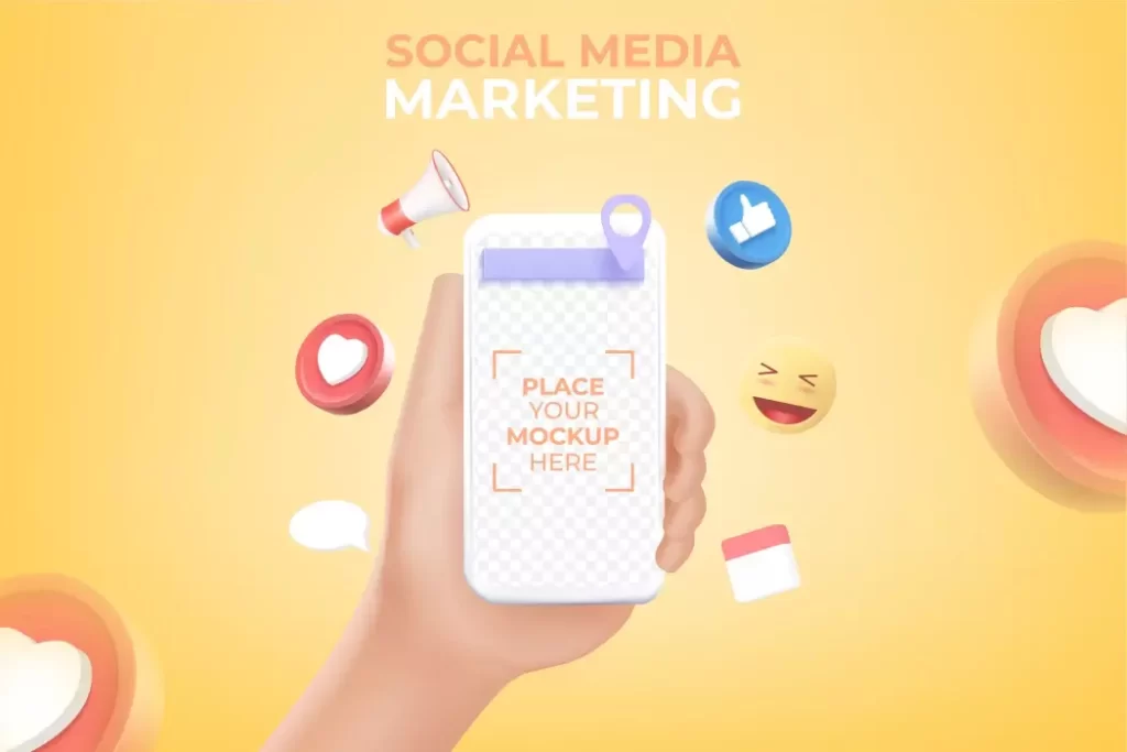 دانلود وکتور طراحی سه بعدی شبکه های اجتماعی و فضای مجازی