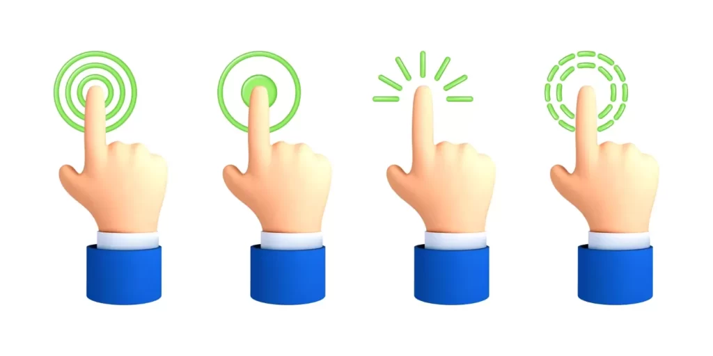 دانلود وکتور دست های سه بعدی