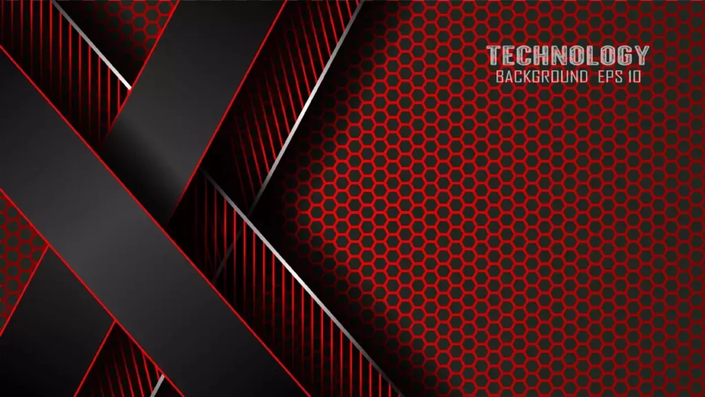 دانلود وکتور پس زمینه لایه ای مدرن قرمز سیاه