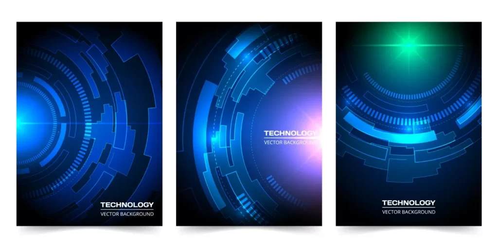 دانلود وکتور قالب آماده تکنولوژی و فناوری