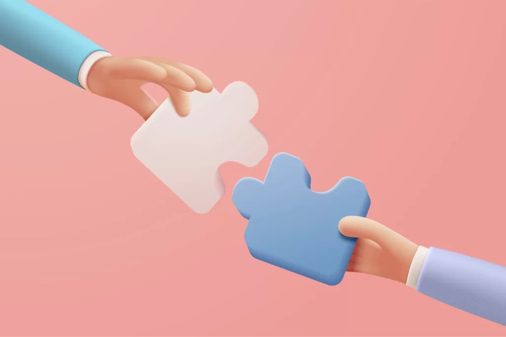 دانلود وکتور طراحی سه بعدی مفهومی کار گروهی