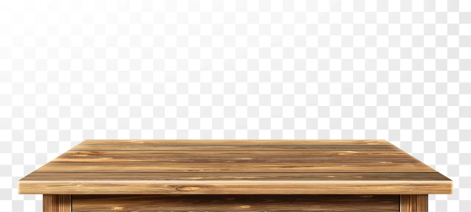 دانلود وکتور میز چوبی واقع بینانه