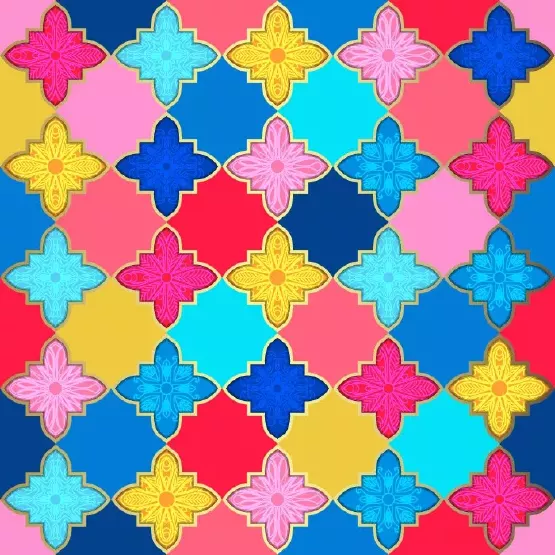 Colorful geometric background vector