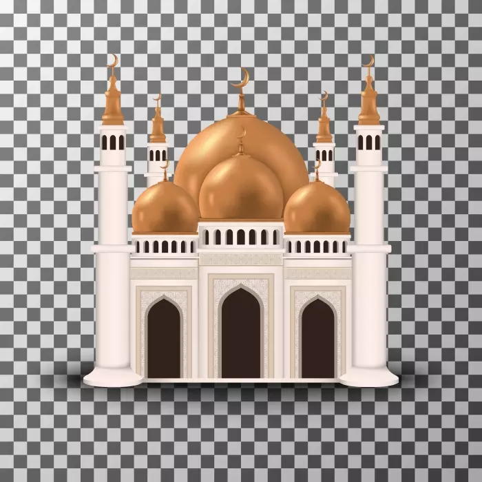 دانلود وکتور طراحی سه بعدی مسجد