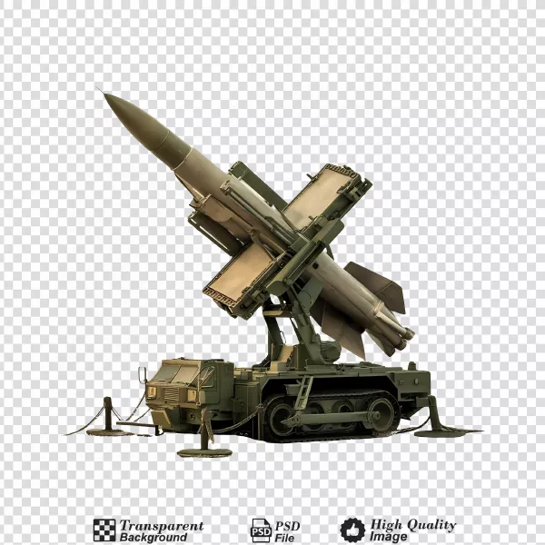 موکاپ واقع بینانه موشک