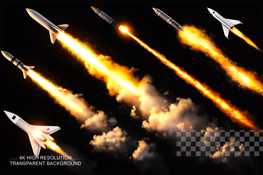 موکاپ موشک و راکت شماره دو