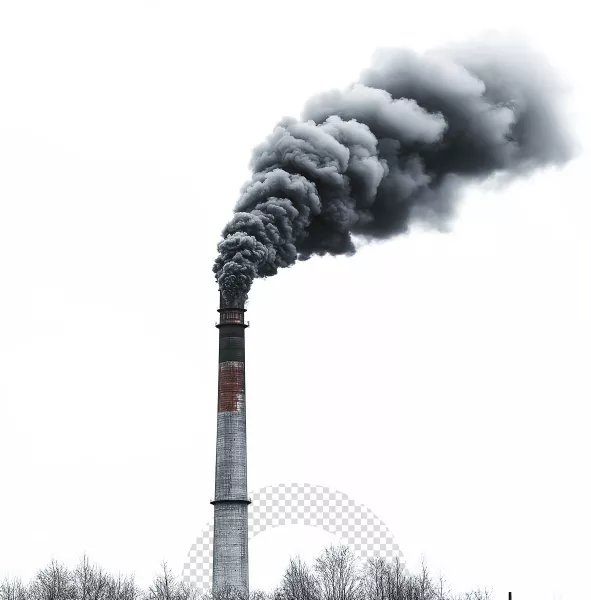 موکاپ سه بعدی آلودگی هوا شماره پنج