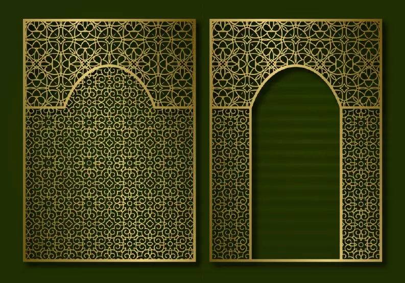 وکتور طراحی سبک سنتی اسلامی شماره دو