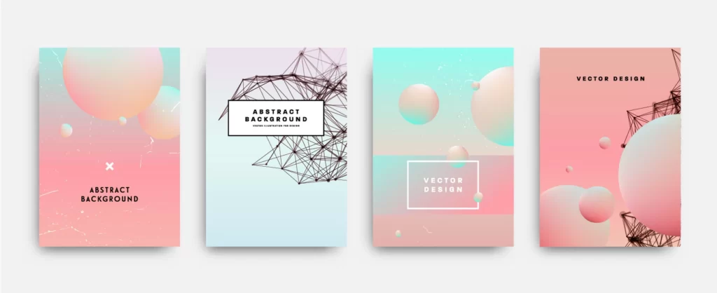 دانلود وکتور ست قالب آماده سه بعدی