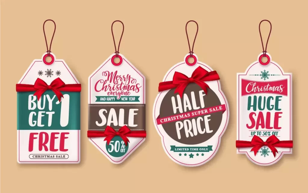 وکتور مجموعه لیبل واقع بینانه