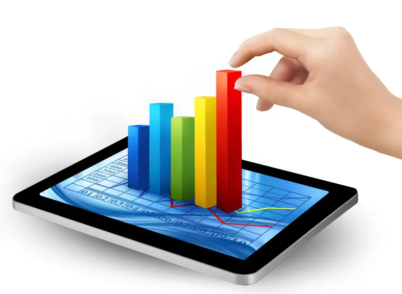 وکتور سه بعدی نمودار شماره سه