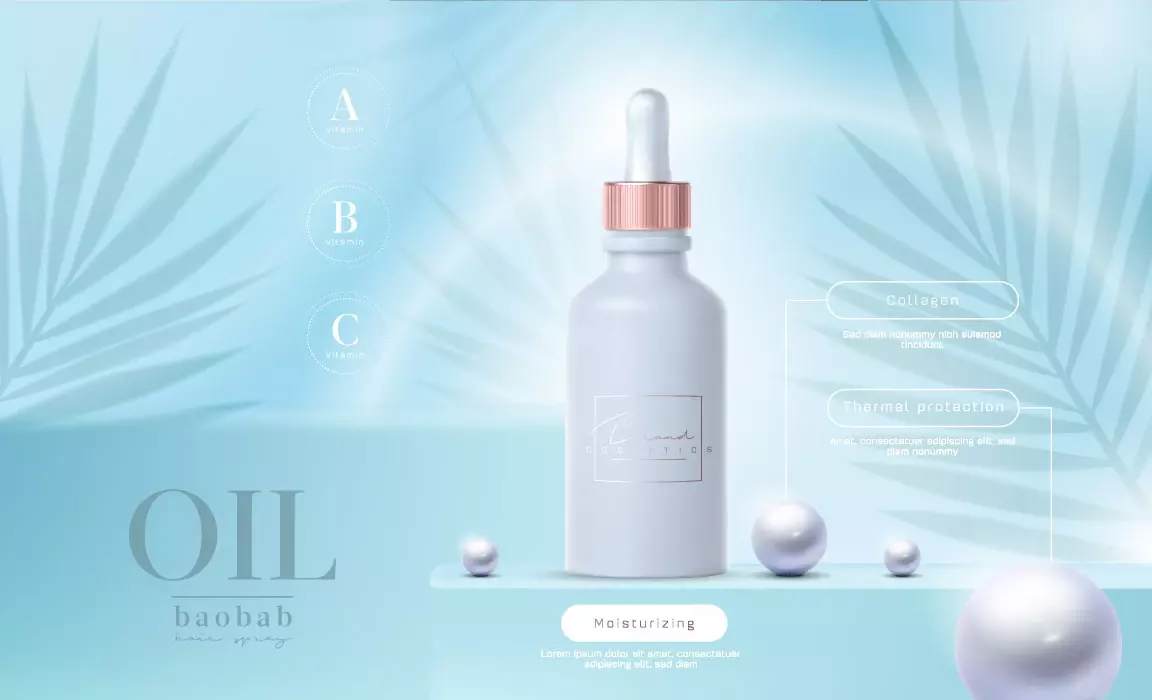 وکتور تبلیغ لوازم آرایش شماره یازده