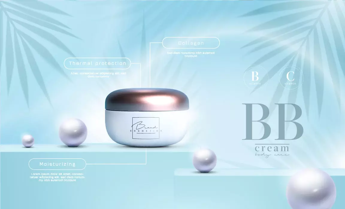 وکتور تبلیغ لوازم آرایش شماره دوازده