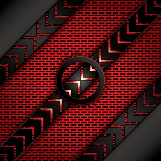 وکتور پس زمینه مدرن کربن سیاه و قرمز