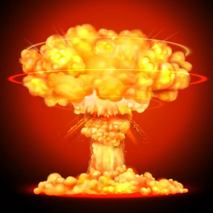 وکتور طراحی انفجار بمب شماره یک