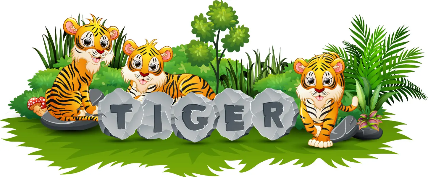 وکتور کارتونی ببر