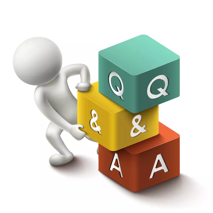 وکتور آدمک و حروف انگلیسی سه بعدی