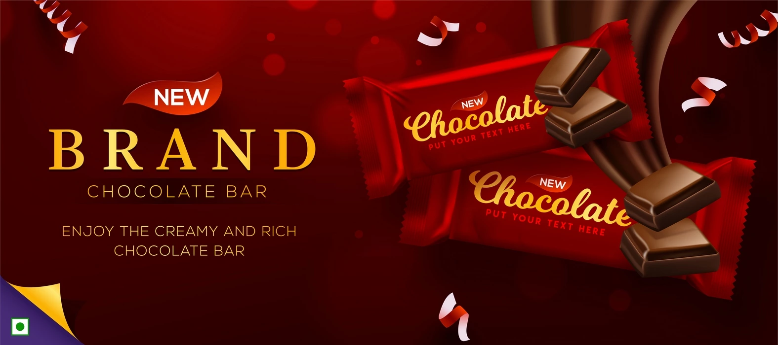 وکتور شکلات شماره هشت