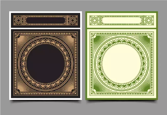 وکتور قالب آماده سبک اسلامی شماره یک