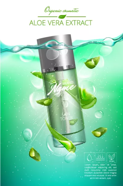 وکتور تبلیغ لوازم آرایش شماره سه