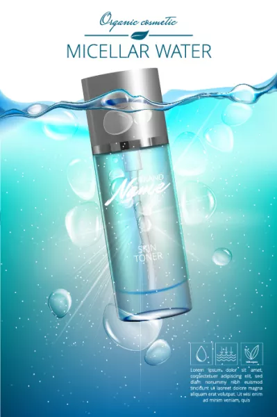 وکتور تبلیغ لوازم آرایش شماره چهار