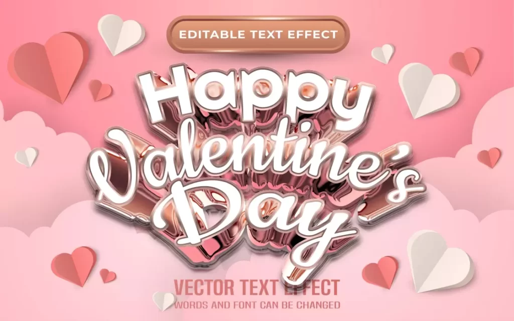 وکتور فونت به سبک عاشقانه