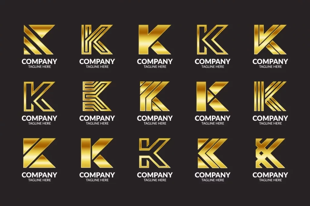 دانلود وکتور مجموعه لوگو و آرم حرف K