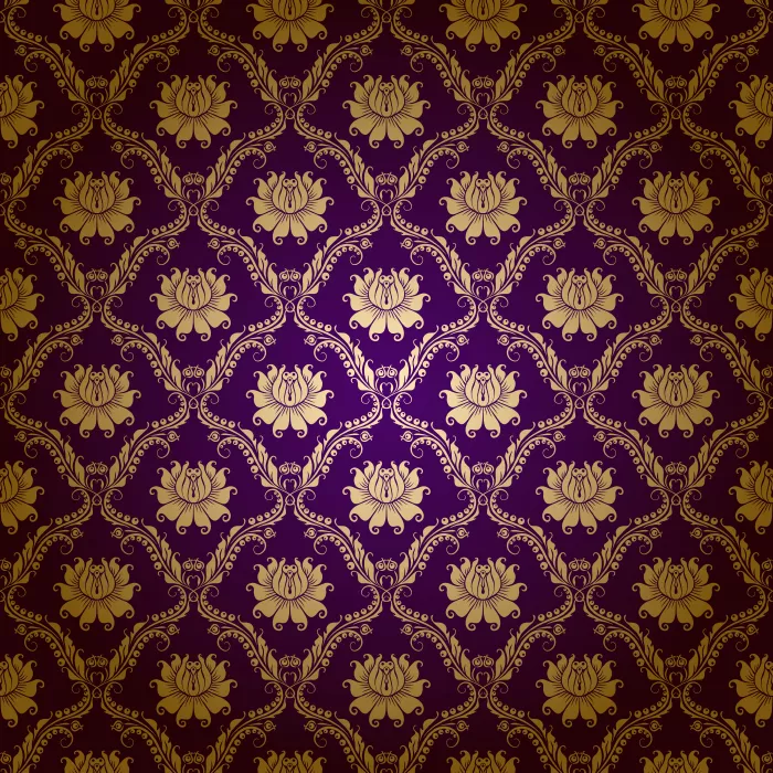 وکتور پس زمینه طلایی پترن سنتی شماره دو