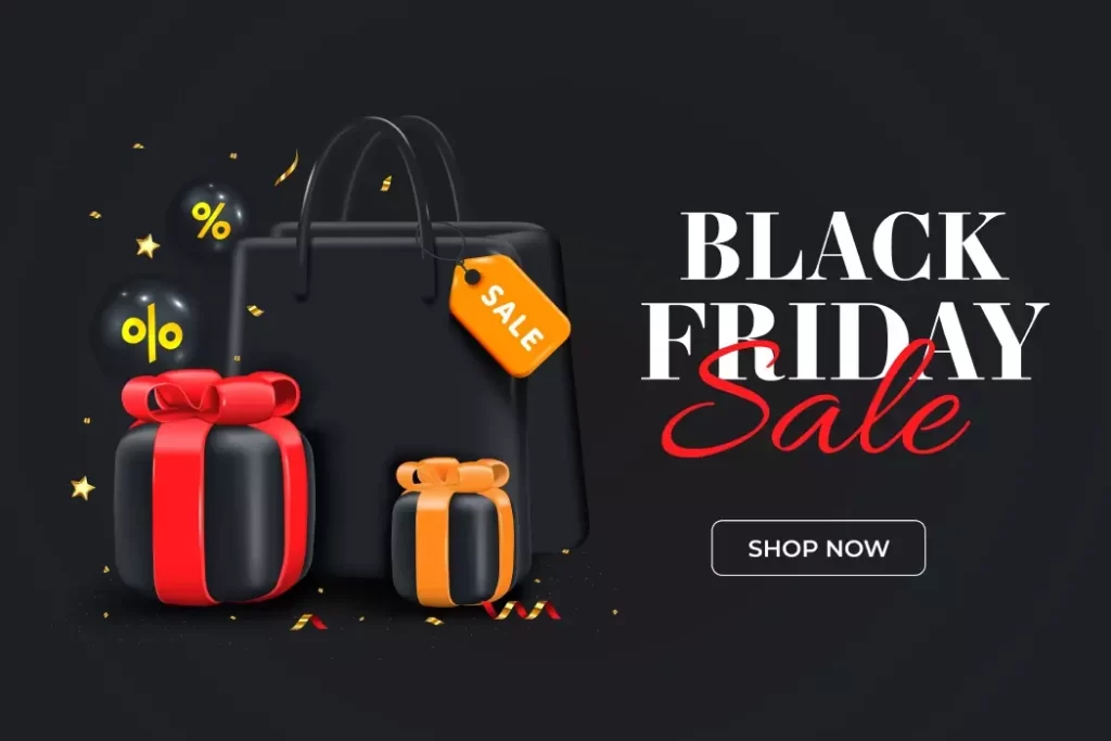 دانلود وکتور جمعه سیاه سه بعدی